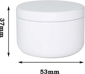 Pot en plastique blanc de 250 ml et 500 ml pour crème, bouteille cosmétique, contenants pour soins capillaires et corporels, pot pour gommage au sucre - Product Image 2