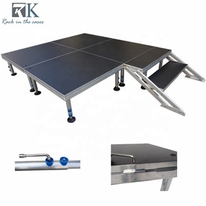 Outdoor Mobile Aluminum Alloy 1x1m Square Portable Stage Truss Display Stage <b>Platform</b> for Events - Product Image 1