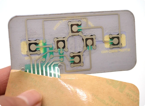 Membrane Originale Circuits Imprimés Autocollants Miniatures Capteur de Bande de Boutons RGB Matrice Silicone Conducteur OEM DIY <span class=keywords><strong>Calculatrice</strong></span> TianTai - Product Image 3