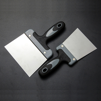 Grattoir de spatule de couteau de mastic de poignée en plastique en caoutchouc de prix usine