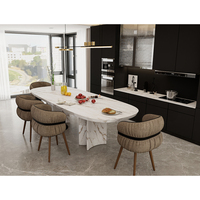 DCT ST822 Dalle de quartz moderne de luxe veinée or, veines or-taupe, écologique, antimicrobienne, durable, personnalisable pour cuisine et hôtel