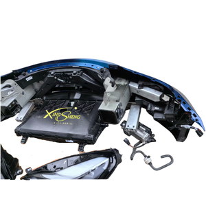 Original usado para Tesla Modelo <span class=keywords><strong>3</strong></span> parachoques delantero y rejilla radiador faro guardabarros con recortes de luz antiniebla arnés de cableado de Radar - Product Image 4