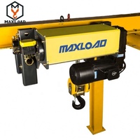 Maxloadc & h Hauteur de levage Palan à câble métallique européen Grider unique Câble métallique en acier Palan de levage à moteur électrique