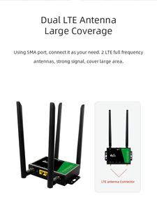 Router CPE 4G LTE con Antenna SMA Esterna e Slot per Scheda SIM per Condivisione <span class=keywords><strong>Internet</strong></span> ad Alta Velocità in Aree Remote - Product Image 2