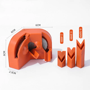 Affilacoltelli Multiuso 2-16mm Fai-da-te OEM con 3 Guide di Posizionamento, Strumento Manuale per Affilatura e Lucidatura - Product Image 2