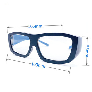Rectangle Frame Unisex Sports Sunglasses <b>Mirror</b> Lenses 100% UV Protection Outdoor Adult Full Rim Black - Product Image 6