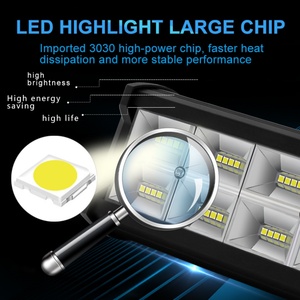Feux antibrouillard LED 12 volts 24 volts, mini barre de 6,4 pouces, accessoires 4x4, phare auxiliaire tout-terrain, barre LED - Product Image 2