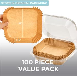 Forros Desechables para Freidora de Aire, 100 Unidades, Hojas de Papel Antiadherentes y Resistentes al Aceite para una Limpieza Fácil, Compatibles con Cestas de 5-8 QT - Product Image 6