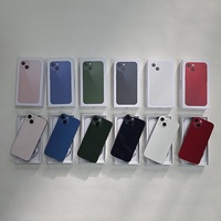Teléfono Inteligente 13 5G Usado, Desbloqueado, Original, 6.1/3240mAh, 12MP, Face ID, NFC, 4GB RAM, con Caja de Accesorios a Color