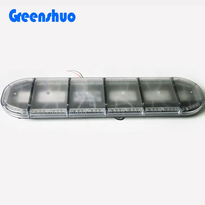 GreenShuo-Barra de luces LED estroboscópicas de tamaño completo, luz de advertencia de 50 pulgadas superbrillante