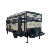 Caravane de voyage semi-tout-terrain modulaire au design moderne, pour 2-3 personnes, grand camping-car mobile de luxe, charge utile maximale de 3t