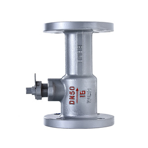 วาล์วลูกลอยมาตรฐานอุตสาหกรรมน้ำไอน้ำแบบอินทิเกรตหน้าแปลนเหล็กหล่อมาตรฐานแห่งชาติ PQ41MF-16C - Product Image 3