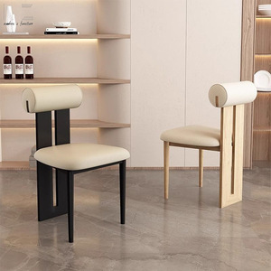 Nordic Design moderno in legno massello sedia da pranzo in tessuto imbottito sedie da ristorante per la casa di Hotel appartamento casa Bar uso cucina - Product Image 2