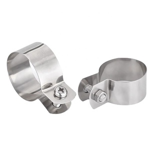 Abrazadera De Escape Milltek De Acero Inoxidable Para Tubo De 58 Mm - Sistema De Fijación Por Clip, Alto Rendimiento
