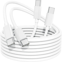 Câble de charge rapide USB-C 20W PD 60W de 1m/2m pour téléphones mobiles 17, 16, 15, 14, 13, 12 Pro