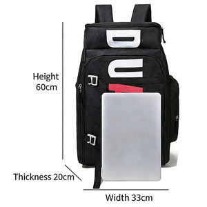 Mochila de Viaje Extra Grande, Impermeable, Moderna, Informal, para Senderismo, Fitness, Estudiantes y Escolares - Product Image 2