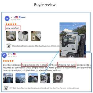 <span class=keywords><strong>No</strong></span> se requiere perforación Techo Batería Dc aire acondicionado 12V Dc 24V Estacionamiento aire acondicionado Enfriador para Van Truck RV - Product Image 4