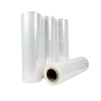 Exporters Stretch Film High-Tear Clear Plastic PE Shrink Film Wrap Roll 500mm Transparent Industrial Stretch Wrap Package Protective Industrial Package