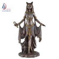 Statue de dieu égyptien en métal pour décoration