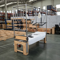 Lit de Pilates Cadillac MJD M201A en bois de caoutchouc/érable pour usage domestique et commercial, entraînement de yoga, fitness, musculation