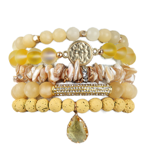 Juego de Pulseras Elásticas con Cuentas Geométricas Bohemia en Más de 100 Colores, Regalos de Boda, Joyería de Cristal para Mujer, Nuevo Producto 2023 - Product Image 5