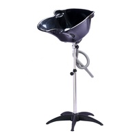 Bac à shampooing portable de haute qualité pour coiffeur avec petit plateau réglable pour salon de coiffure et utilisation pratique à domicile