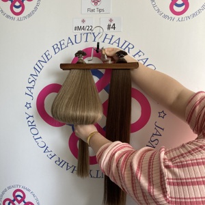 Extensions de cheveux à pointe plate Dragonbeauty en gros, 100% cheveux humains Remy, cuticules alignées, pré-collées à la kératine, vente en gros - Product Image 3