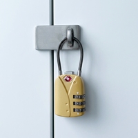 Cadenas à combinaison fiable en alliage de zinc, serrure de sécurité à 3 chiffres pour casier de gym et valise de voyage