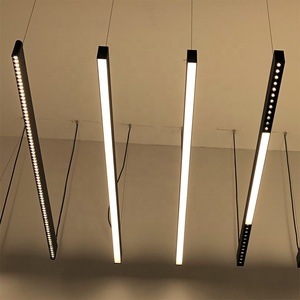 Thay đổi độ sáng mát trắng văn phòng <span class=keywords><strong>LED</strong></span> tuyến tính chiếu sáng lịch thi đấu 2ft-8ft nhôm bề mặt gắn <span class=keywords><strong>recessed</strong></span> treo đèn CE chứng nhận - Product Image 2