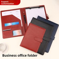 Porte-documents multifonction A5/A4 pour usage professionnel, commercial et contractuel avec logo personnalisé – Exclusivité transfrontalière