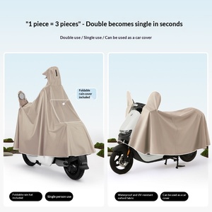97YH - Funda Impermeable para Motocicleta/Scooter Eléctrico, de Tela Oxford, Protección Completa del Cuerpo, Estilo Largo, Universal, para Adultos, con Logotipo - Product Image 3