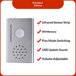 Timbre con Avisador de Voz y Recordatorio Antiepidémico, Sensor Infrarrojo, Grabación Personalizable, Dispositivo de Bienvenida JQ-308 - Product Image 6