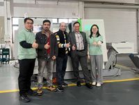 Tour CNC FANUC HT5M à banc incliné, 3 axes, 12 postes à outils, haute précision, haute rigidité, centre CNC de moyenne capacité