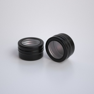 Round Aluminum Jar Tin Cosmetic Packaging Metal Storage Tin with Window Mystery Jewelry Jar Metal Jewelry Box - Product Image 3