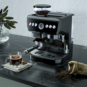 Machine à <span class=keywords><strong>café</strong></span> électrique professionnelle <span class=keywords><strong>2022</strong></span>, puissante et ajustable, en acier inoxydable 15 bars, avec <span class=keywords><strong>broyeur</strong></span> - Product Image 4