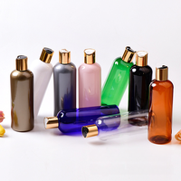 Bouteille cosmétique en gros avec bouchon à disque métallique 200-500ml, flacon vide pour après-shampoing et gel douche, impression personnalisée sous marque privée
