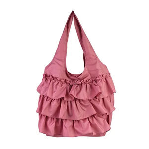 กระเป๋าถือสตรีความจุขนาดใหญ่แบบหลายชั้น กระเป๋าถือสตรีแบบลำลองสีทึบเรียบง่าย - Product Image 5