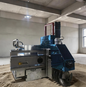 Machine à mortier laser de haute précision bibo, outil de nivellement automatique du béton par vibration pour la construction de sols d'entrepôt - Product Image 1