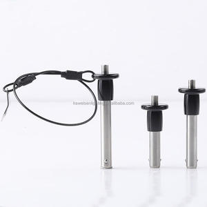 Kho Chốt Khóa Bi Tháo Nhanh Bằng Thép Không Gỉ Có Tay Cầm Nút Chốt Chặn Tháo Nhanh Có Đầu Bi Và Dây An Toàn - Product Image 3