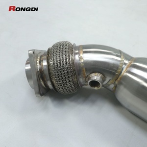 Tubería de Escape de Alto Rendimiento de 3.5" a 3" para BMW F80 M3 F82 M4, Tubo de Bajada Recto con Resonador para BMW S55 3.0t - Product Image 5
