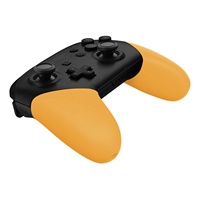 ExtremeRate Precaución Amarillo Reemplazo Mango Empuñaduras Funda DIY Empuñadura de mano Carcasa para Nintendo Switch Pro Controller
