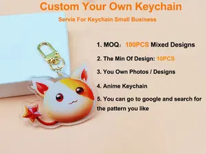 Make Your Own Design Custom Printed Epoxy Resin Acrylic Keychain/ Custom Printed Epoxy Resin Acrylic Charms