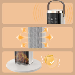 Calentador eléctrico inteligente portátil para el hogar para calentamiento rápido de invierno con <span class=keywords><strong>bajo</strong></span> <span class=keywords><strong>consumo</strong></span> y pantalla de temperatura para uso en la habitación - Product Image 6