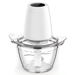 Mini hachoir chinois 200W pour la nourriture 1L bol en verre interrupteur marche/arrêt hachoir à viande et légumes - Product Image 4