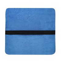 Coussin de soutien lombaire confortable - Oreiller oblong en mousse à mémoire de forme pour le bureau, la voiture et la chaise, housse amovible et lavable