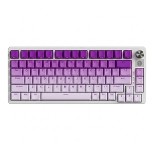 Clavier de jeu RGB GK75 75 touches avec interrupteurs <span class=keywords><strong>Gateron</strong></span>/Kailh, matériau PBT, interface USB-C, nouveau rose dégradé, personnalisable, échangeable à chaud, OEM - Product Image 1