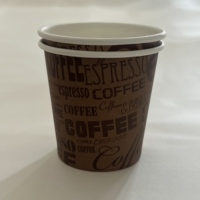 Gobelets à café jetables écologiques et recyclables à paroi simple de 4 oz avec couvercle, personnalisables avec logo, pour boissons chaudes