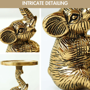 <b>Elephant</b> Pillar For Home Decor <b>Candle</b> Holder With Intricate Handmade Stand for Christmas & Festival High Quality <b>Candle</b> Holder - Product Image 4