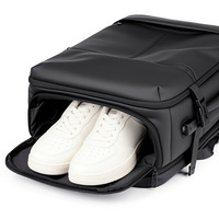 Sac à dos de voyage classique extensible pour ordinateur portable, multifonctionnel avec chargeur USB, compartiment respirant pour chaussures
