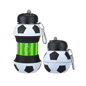 BPA-freie Sublimations-Trink-Kunststoff-Wasserflasche Silikon faltbare Sportbecher faltbare Wasserflasche - Product Image 2